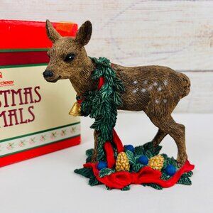 Silver Deer Tom Rubel Christmas Animals Fawn Deer